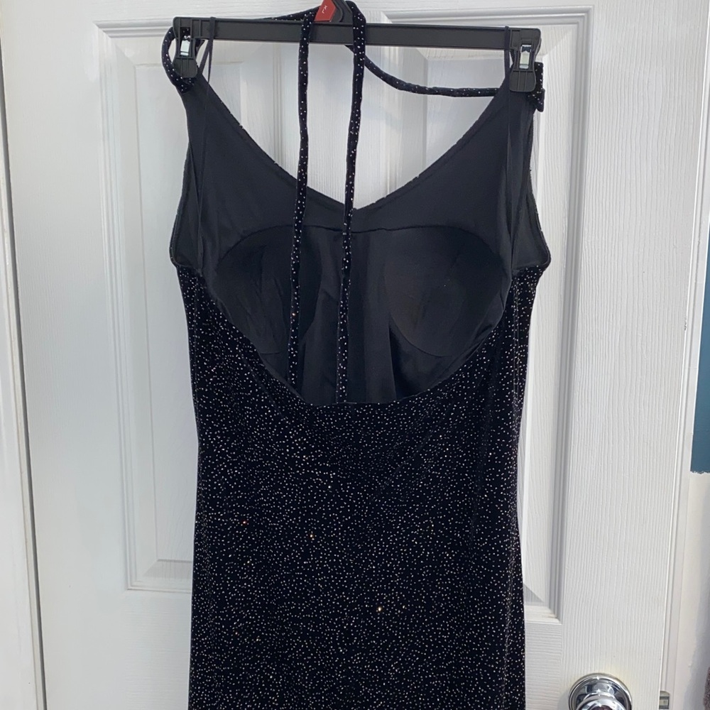 Multi color Glitter Halter Dress - Picture 9 of 12